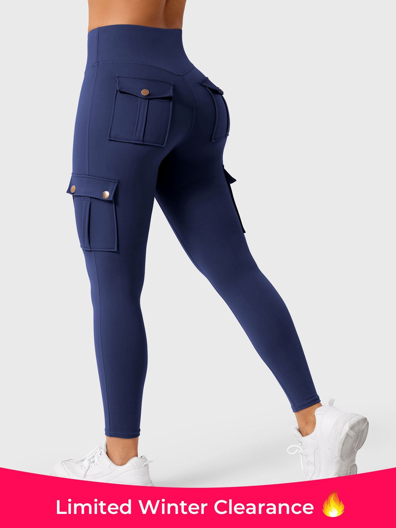 Yeoreo Cargo Workout Leggings with Pockets