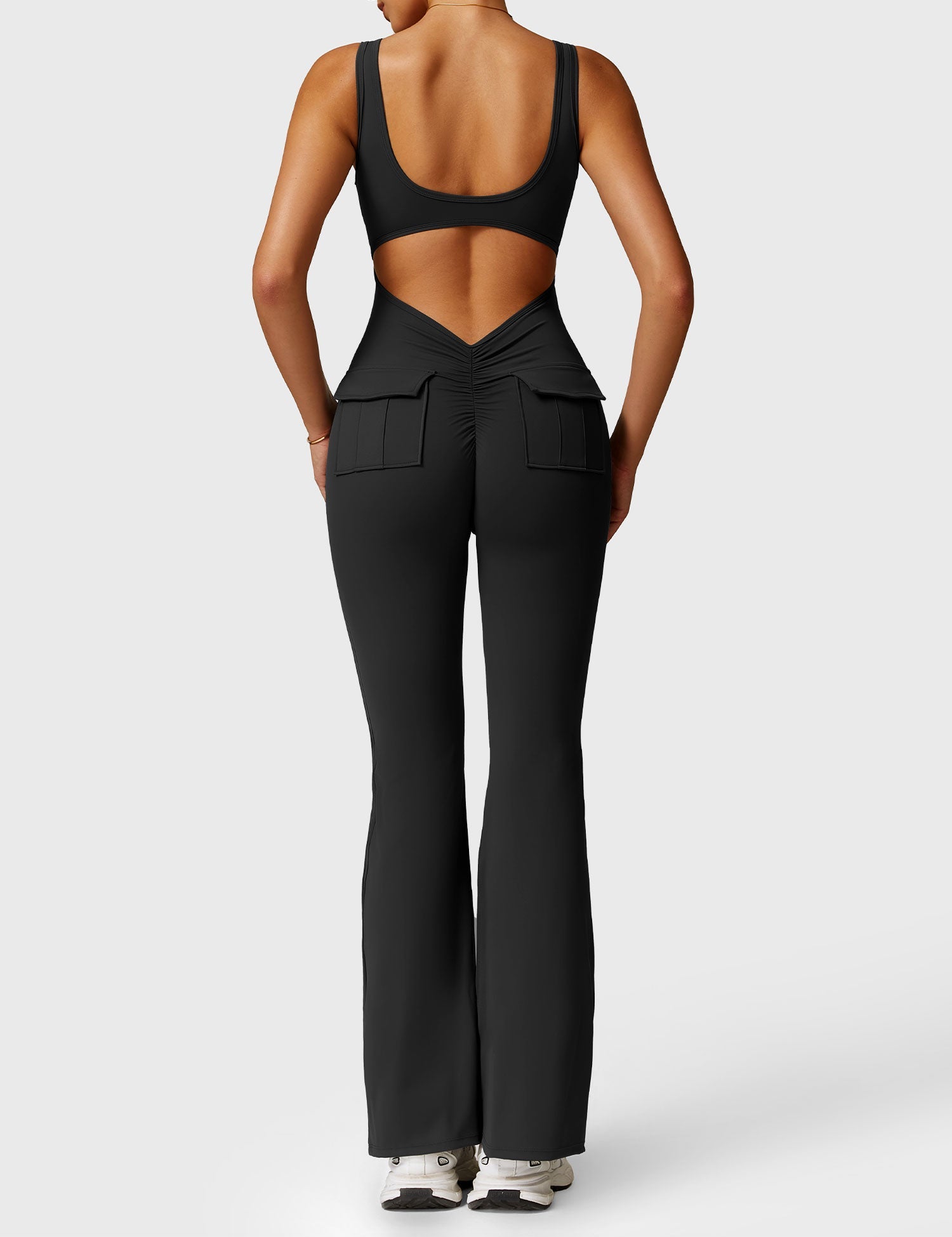 Yeoreo Lizvette V-Back Jumpsuit with Pockets