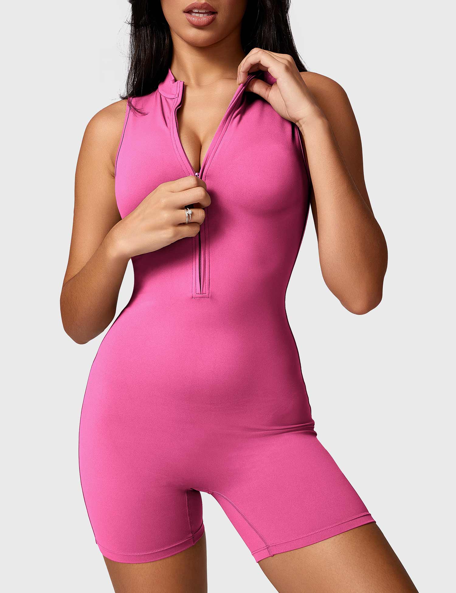 Yeoreo Belle Sleeveless Zipper Romper