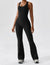 Yeoreo Open Back Flared Jumpsuit