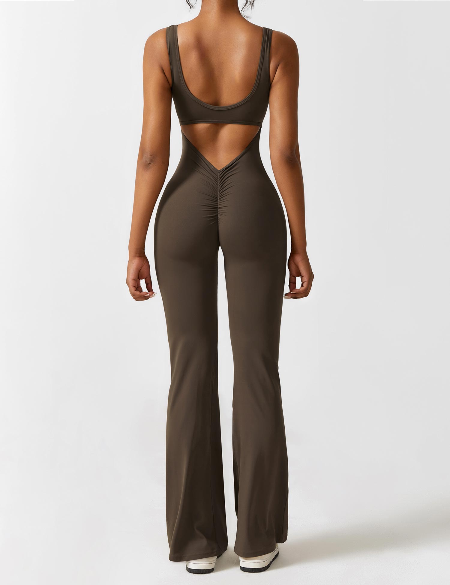 Yeoreo V-Back Flared Jumpsuit