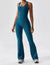 Yeoreo Open Back Flared Jumpsuit