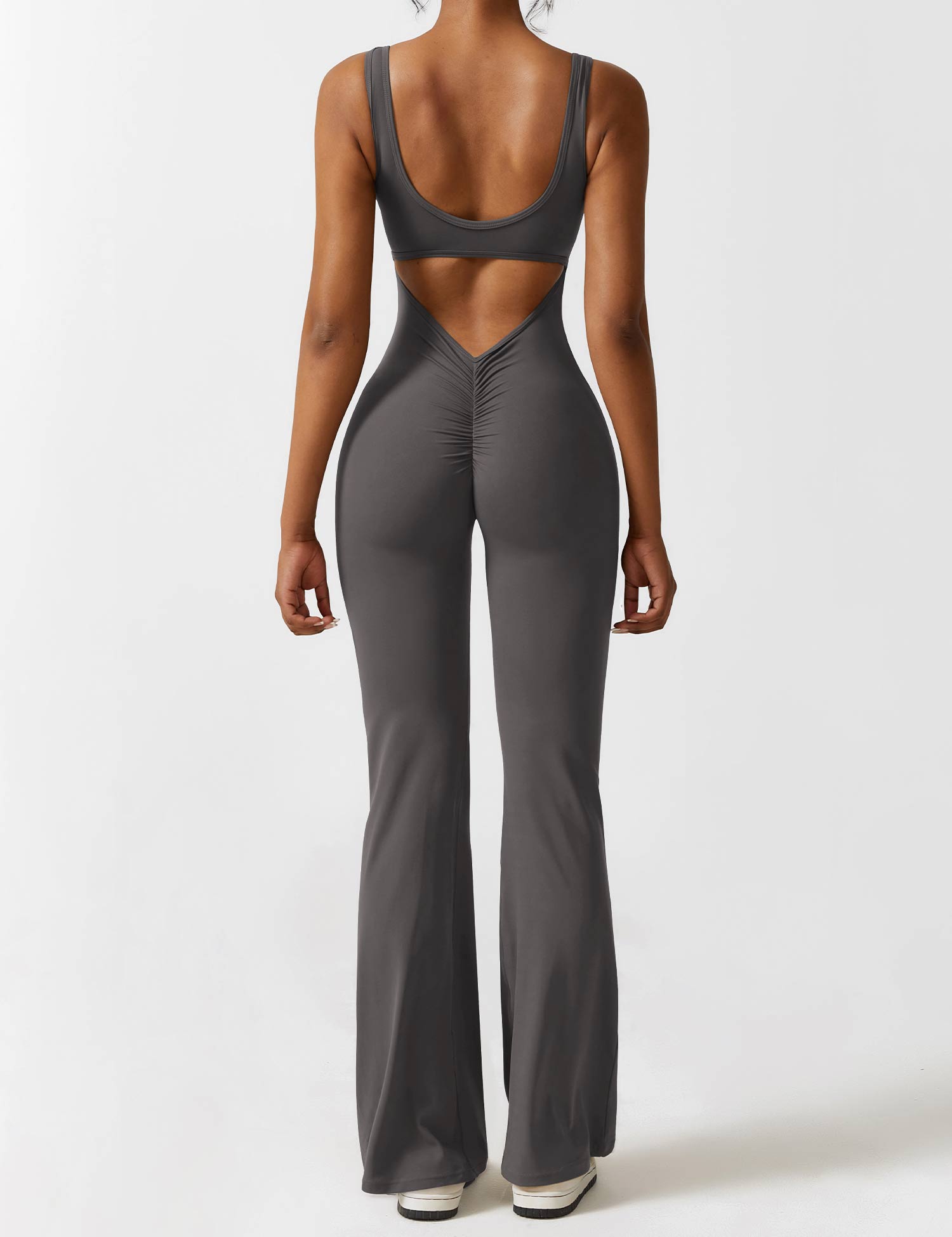 Yeoreo V-Back Flared Jumpsuit