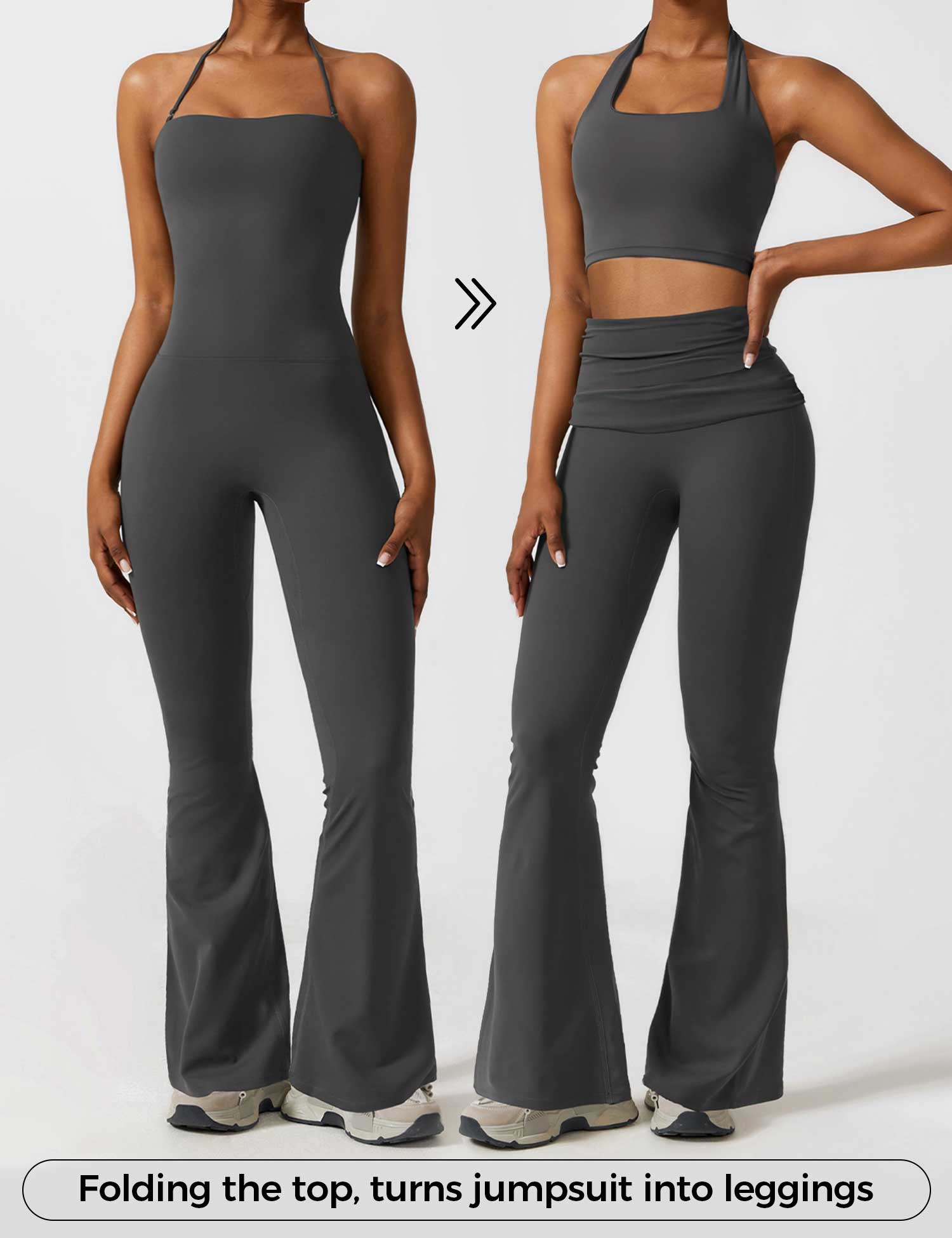 Yeoreo Halter Flared Jumpsuit