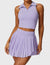 Yeoreo Crop Top Tennis Skirt Sets