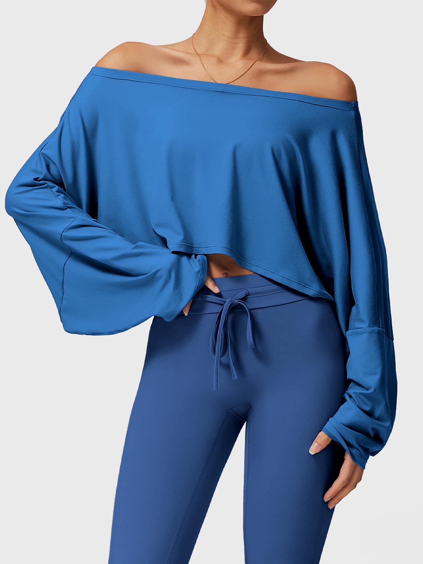 Yeoreo Alison Off Shoulder Dolman Long Sleeves