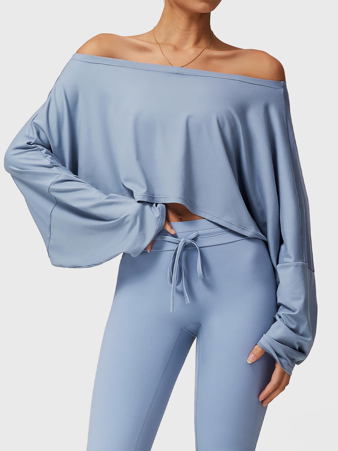 Yeoreo Alison Off Shoulder Dolman Long Sleeves