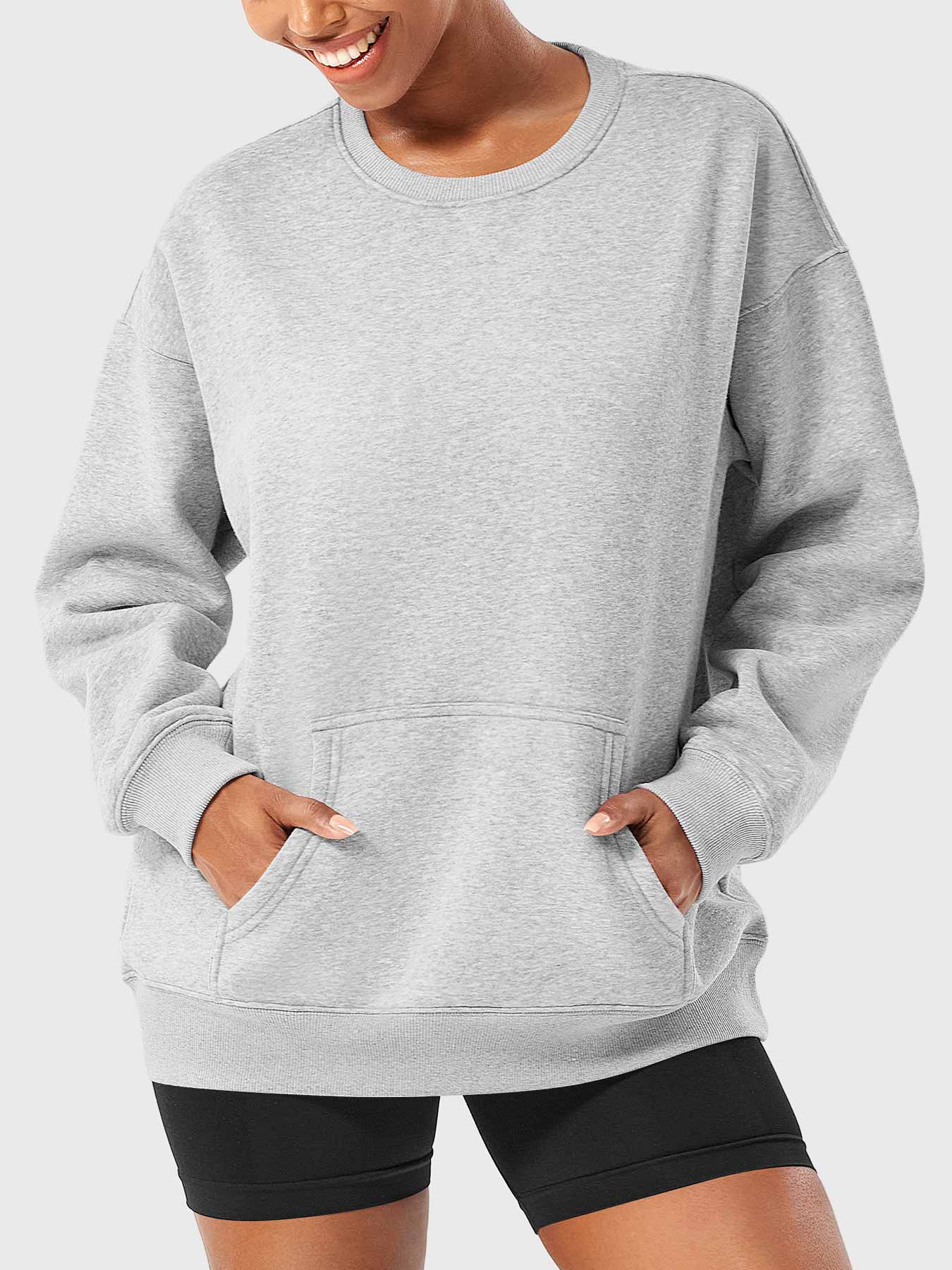 Yeoreo Jocely Oversized Fleece Sweatshirts