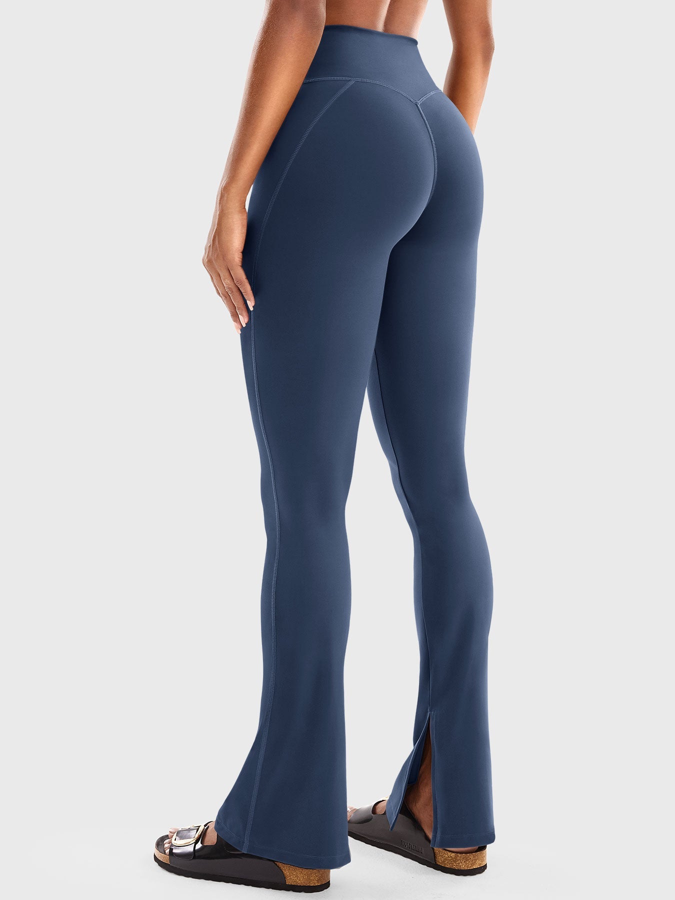 Yeoreo Nasreen Flare Split Hem Leggings